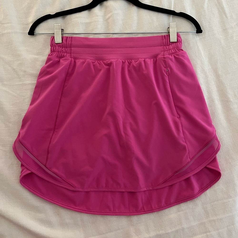 Lululemon Hotty Hot High Rise Skirt in Sonic Pink